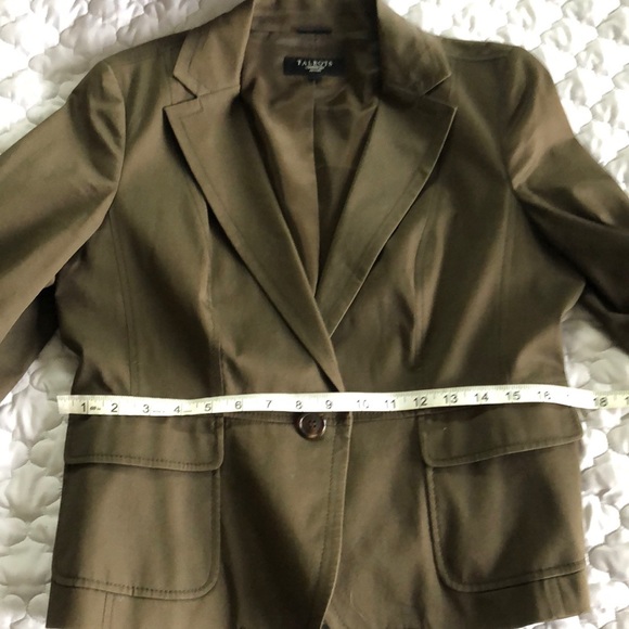 Talbots blazer olive in color. NWOT. - Picture 1 of 4